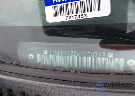 2006 Chevrolet Suburban 1500 Lt from USA, damaged, VIN 1GNFK16Z76J100848